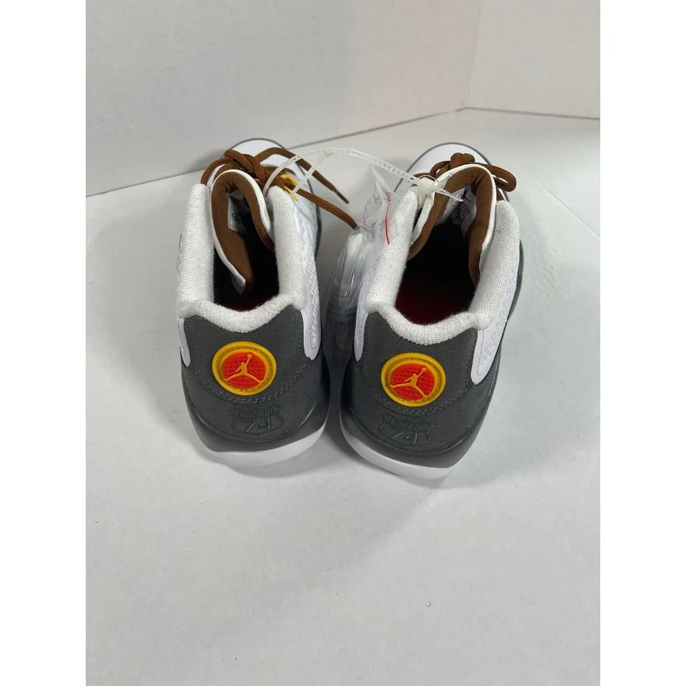 Air Jordan 9 Retro Golf Barons White Grey Yellow Mens 10.5 FJ5934-100